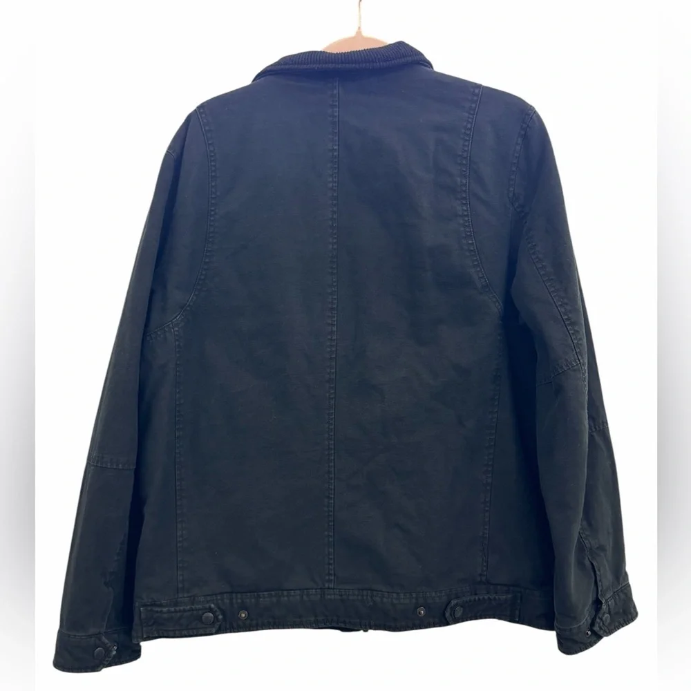 Levi’s Men’s Black Utility Field Jacket Military Workwear Coat Size Medium